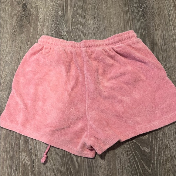 Zara Pink Terry Shorts - Picture 3 of 3
